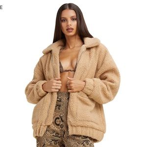IAMGIA puffer teddy bear coat